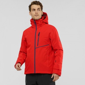 Salomon Blast Jacket M Skidjackor Herr Röda | 14392-LRQA