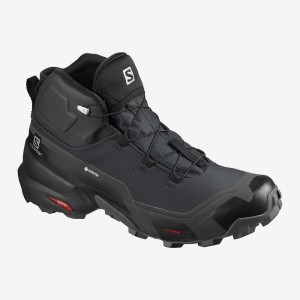 Salomon Cross Hike Mid Gore-Tex Promenadkängor Herr Svarta | 67293-EHWY