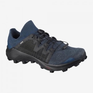 Salomon Cross W Pro Trail Löparskor Dam Marinblå | 30764-XJBY