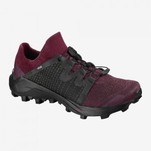 Salomon Cross W Pro Trail Löparskor Dam Röda | 73018-QFWD