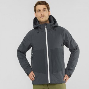 Salomon Epic Jacket M Skidjackor Herr Gray | 06541-PTUZ