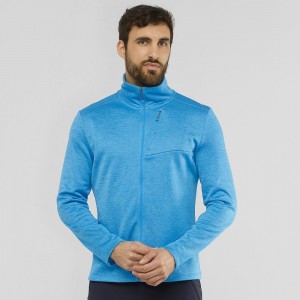 Salomon Essential Lightwarm Heather Skidjackor Herr Blå | 35920-XMKE