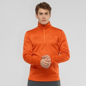 Salomon Essential Lightwarm Seamless Skidjackor Herr Orange | 74529-PZDA