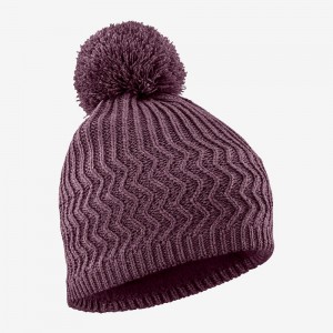 Salomon Kuba Beanie Hatt Herr Lila | 09143-WYAD