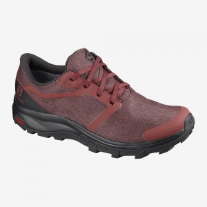 Salomon Outbound Gtx W Trekking Dam Röda | 19485-YKMZ