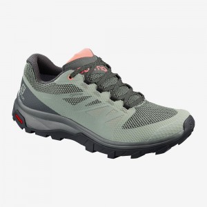 Salomon Outline Gore-Tex Trekking Dam Gray | 10536-KSOJ