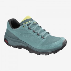 Salomon Outline Gore-Tex Trekking Dam Gröna | 78249-DCEJ