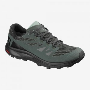 Salomon Outline Gore-Tex Trekking Herr Gröna | 65374-FUSY