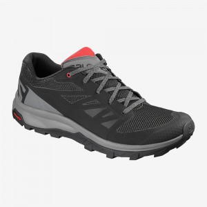 Salomon Outline Trekking Herr Svarta | 64529-QITG