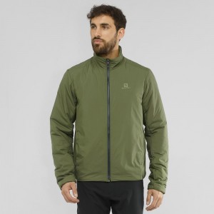 Salomon Outrack Insulated Jacket M Jacka Herr Gröna | 28915-MEIO