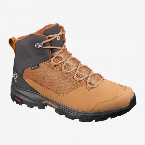 Salomon Outward Gore-Tex Promenadkängor Herr Orange | 63918-IOPF