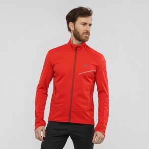 Salomon Rs Softshell Jkt M Jacka Herr Röda | 15946-IKQZ