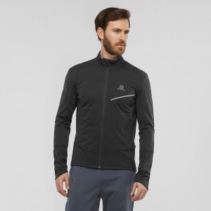 Salomon Rs Softshell Jkt M Jacka Herr Svarta | 49780-JBZL