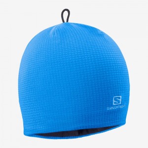 Salomon Rs Warm Beanie Hatt Herr Blå | 53847-YGPC