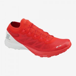 Salomon S Lab Sense 8 Trail Löparskor Herr Röda | 74069-AXLF