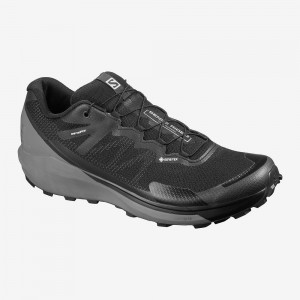 Salomon Sense Ride 3 Gtx Invis. Fit Trail Löparskor Herr Svarta | 30265-RQWU