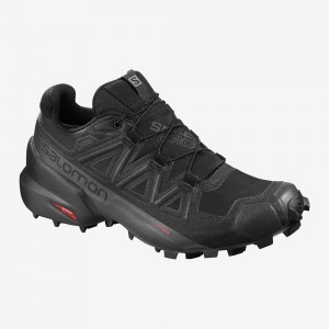 Salomon Speedcross 5 Gore-Tex Trail Löparskor Dam Svarta | 64507-UICO