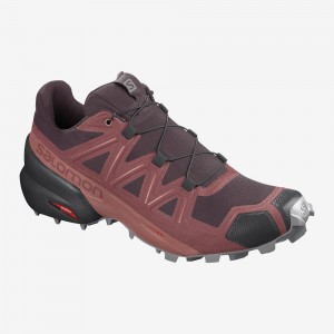 Salomon Speedcross 5 Trail Löparskor Dam Röda | 38670-XPYA