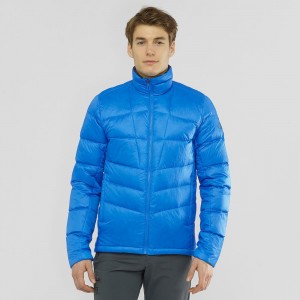 Salomon Transition Down Jacket M Jacka Herr Blå | 34175-KIZO