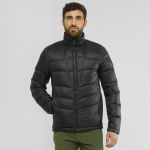 Salomon Transition Down Jacket M Jacka Herr Svarta | 70145-NMUO