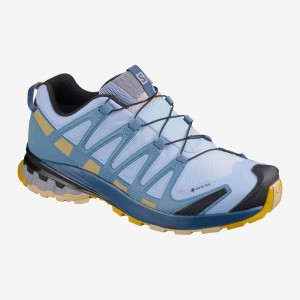 Salomon Xa Pro 3D V8 Gore-Tex Trail Löparskor Dam Blå | 90872-DBRO