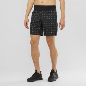 Salomon Xa Tränings Korta M Shorts Herr Svarta | 65039-CSEV