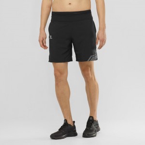 Salomon Xa Tränings Korta M Shorts Herr Svarta | 96402-LATY