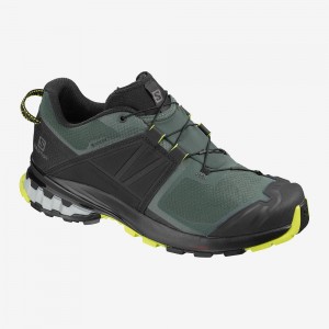 Salomon Xa Wild Gore-Tex Trail Löparskor Herr Gröna | 06134-LBIX