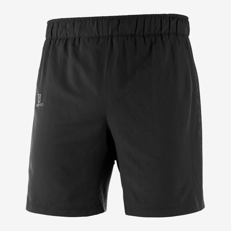 Salomon Agile 2In1 Shorts Herr Svarta | 06591-HQDX