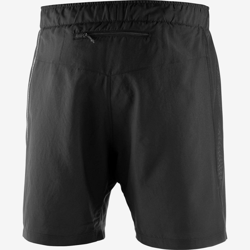 Salomon Agile 2In1 Shorts Herr Svarta | 06591-HQDX