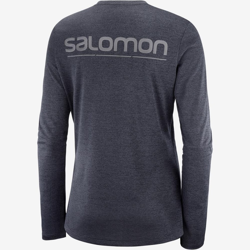 Salomon Agile Långärmad Tröja Dam Svarta | 08537-XWJR