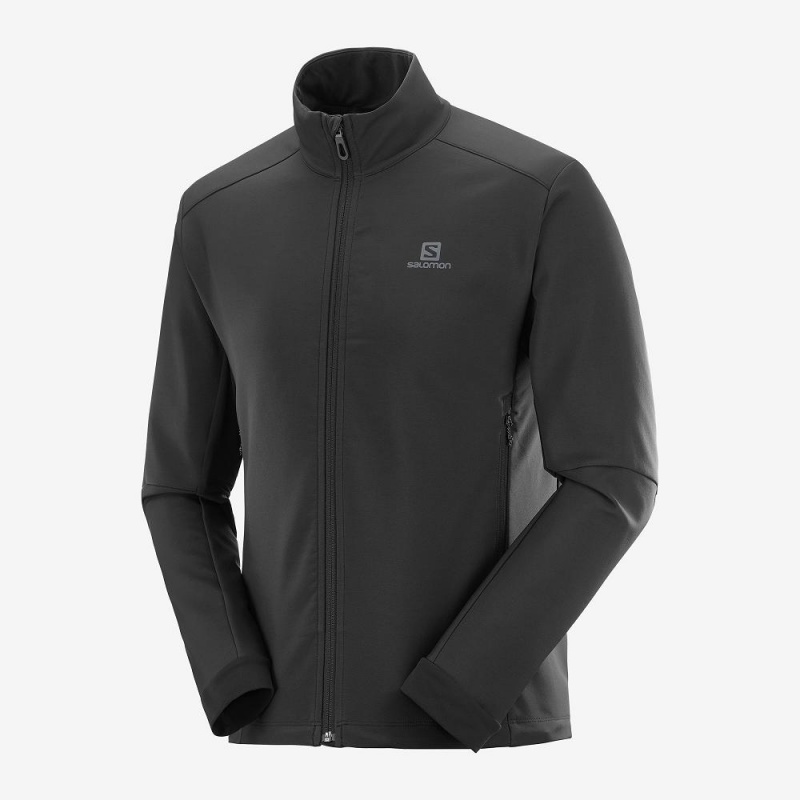 Salomon Agile Softshell Löparjacka Herr Svarta | 82691-FPIQ