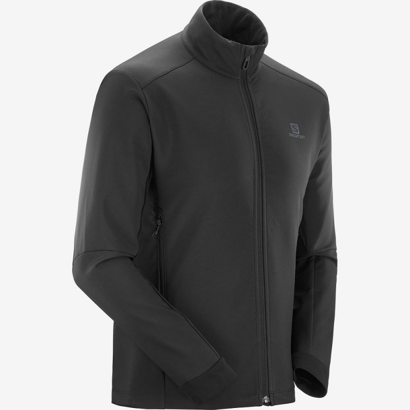 Salomon Agile Softshell Löparjacka Herr Svarta | 82691-FPIQ