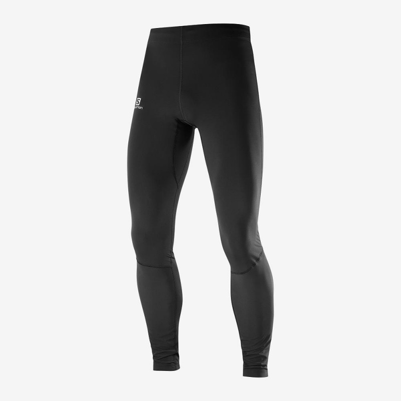 Salomon Agile Warm Tight M Strumpbyxor Herr Svarta | 58023-PKIU