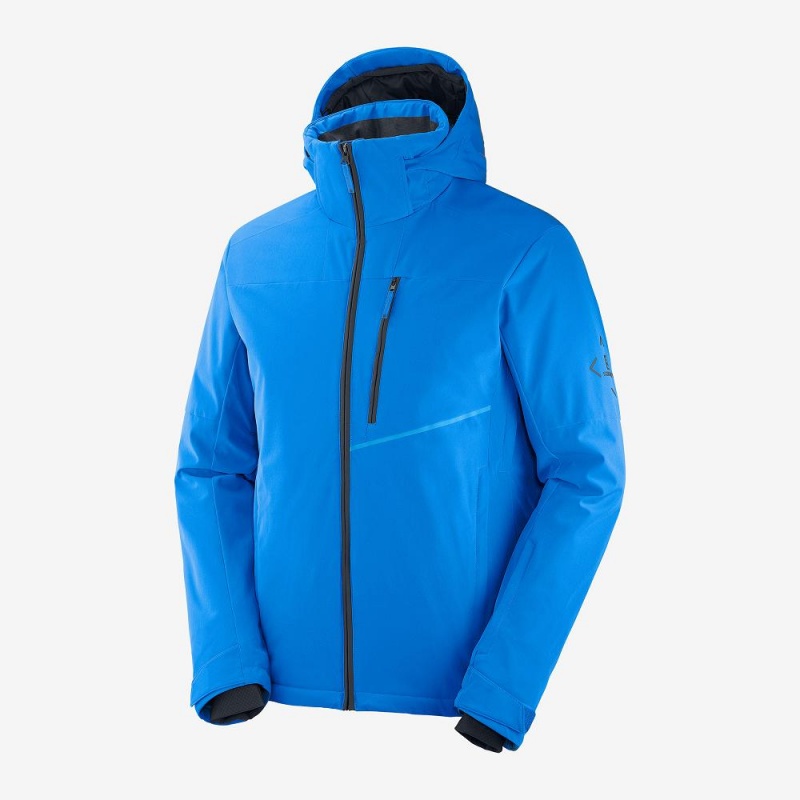 Salomon Blast Jacket M Skidjackor Herr Blå | 79864-XAJT