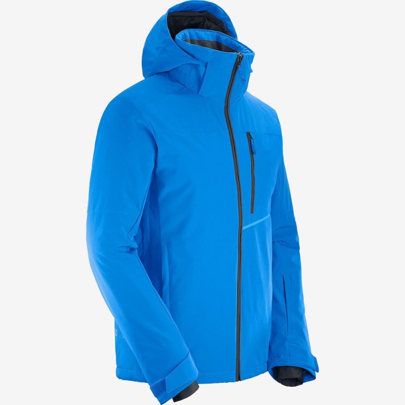 Salomon Blast Jacket M Skidjackor Herr Blå | 79864-XAJT