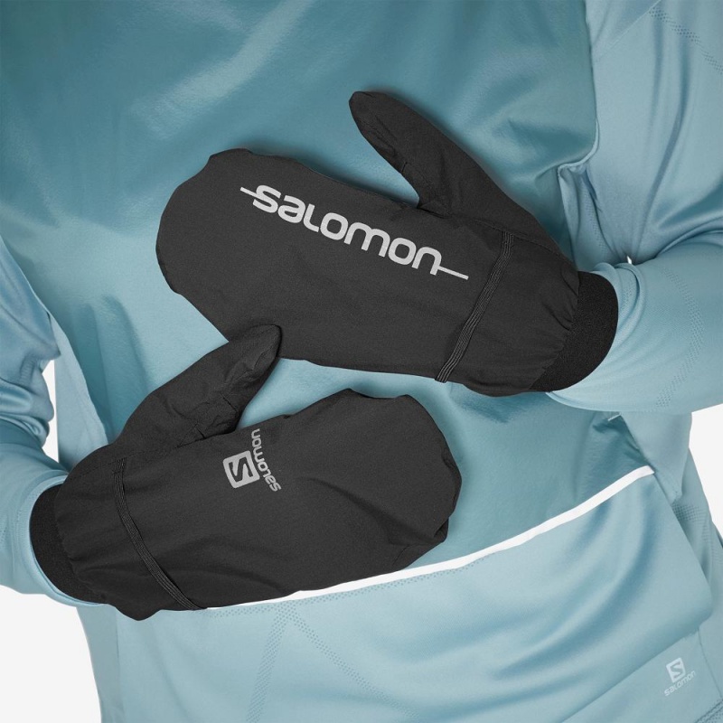 Salomon Bonatti Wp Mitten U Handskar Herr Svarta | 82063-ZLTB