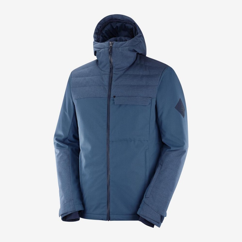 Salomon Deepsteep Jacket M Skidjackor Herr Marinblå | 30754-XAEV