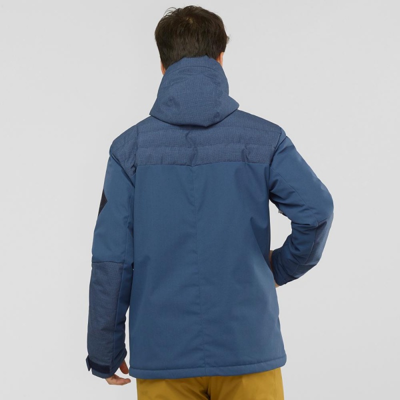 Salomon Deepsteep Jacket M Skidjackor Herr Marinblå | 30754-XAEV