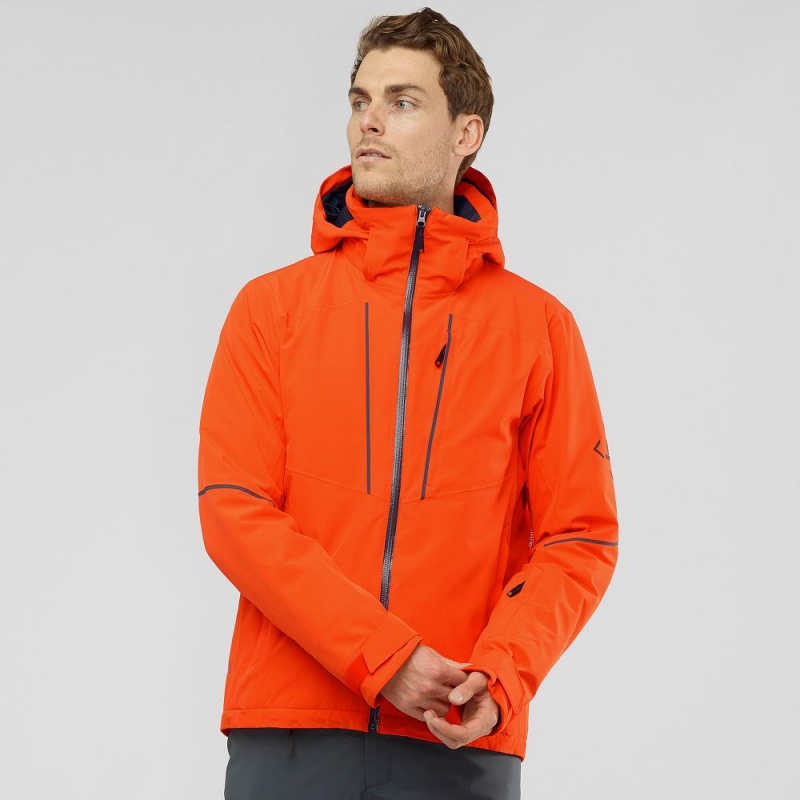 Salomon Edge Skidjackor Herr Orange | 62301-UDCP