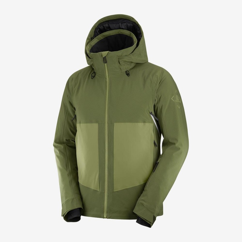 Salomon Epic Jacket M Skidjackor Herr Gröna | 70891-BHFM