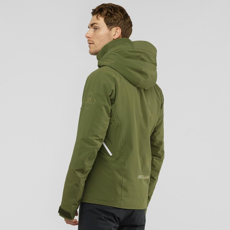 Salomon Epic Jacket M Skidjackor Herr Gröna | 70891-BHFM