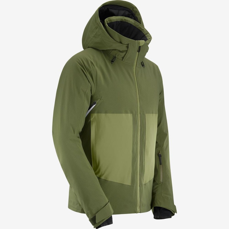 Salomon Epic Jacket M Skidjackor Herr Gröna | 70891-BHFM