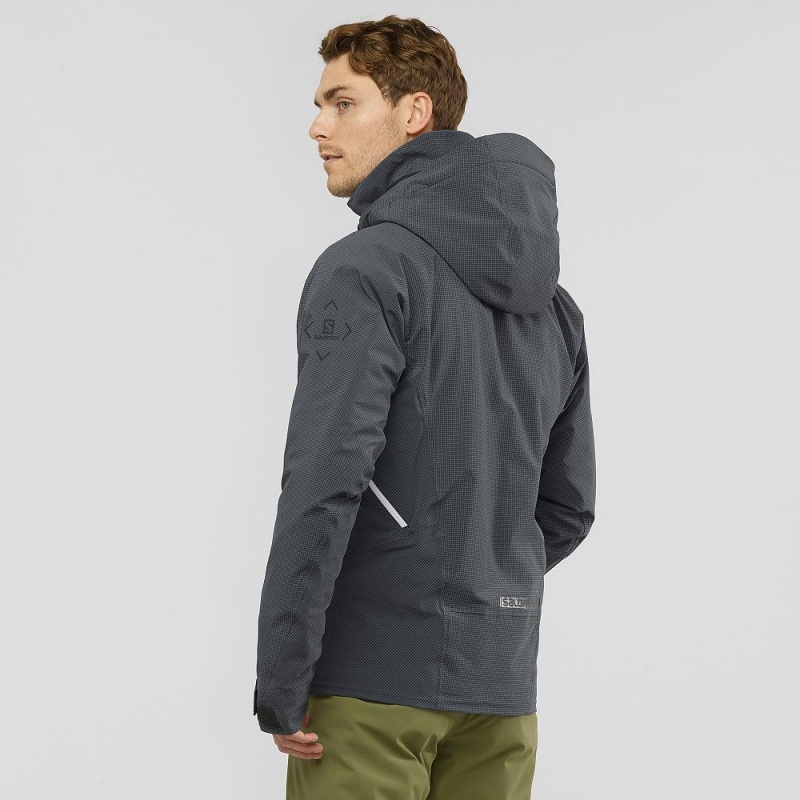 Salomon Epic Jacket M Skidjackor Herr Gray | 06541-PTUZ