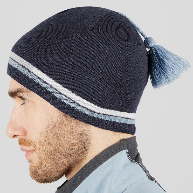 Salomon Escape Beanie Hatt Herr Gray | 41560-WZUL