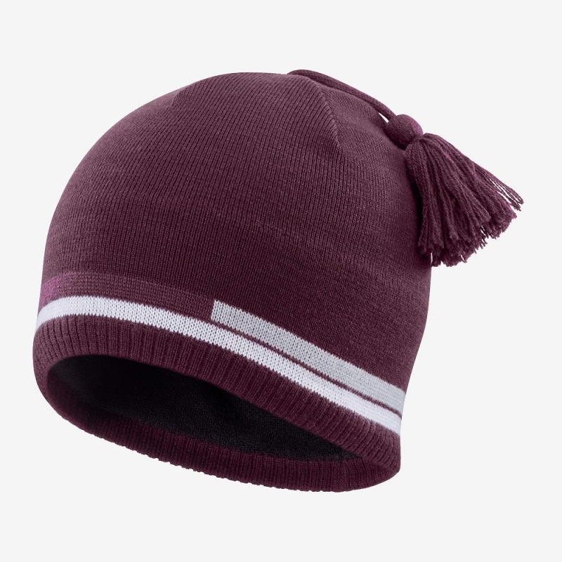 Salomon Escape Beanie Hatt Herr Lila | 20594-NMDH