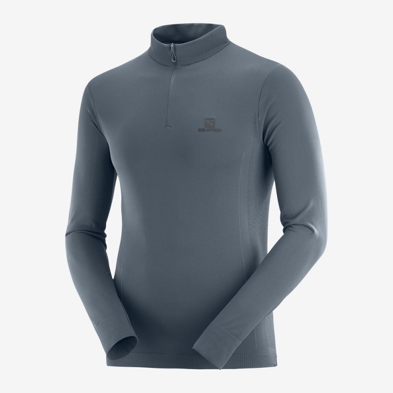 Salomon Essential Seamless Löparjacka Herr Gray | 79150-LIXF