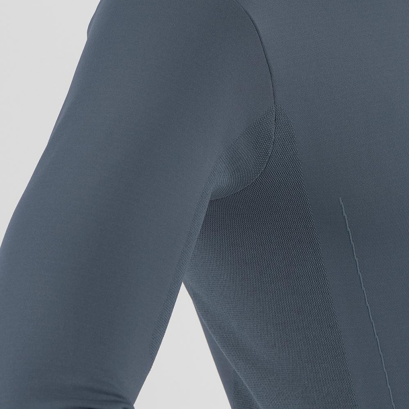 Salomon Essential Seamless Löparjacka Herr Gray | 79150-LIXF