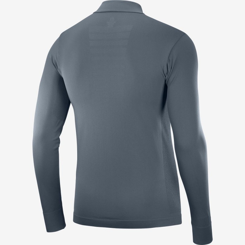 Salomon Essential Seamless Löparjacka Herr Gray | 79150-LIXF