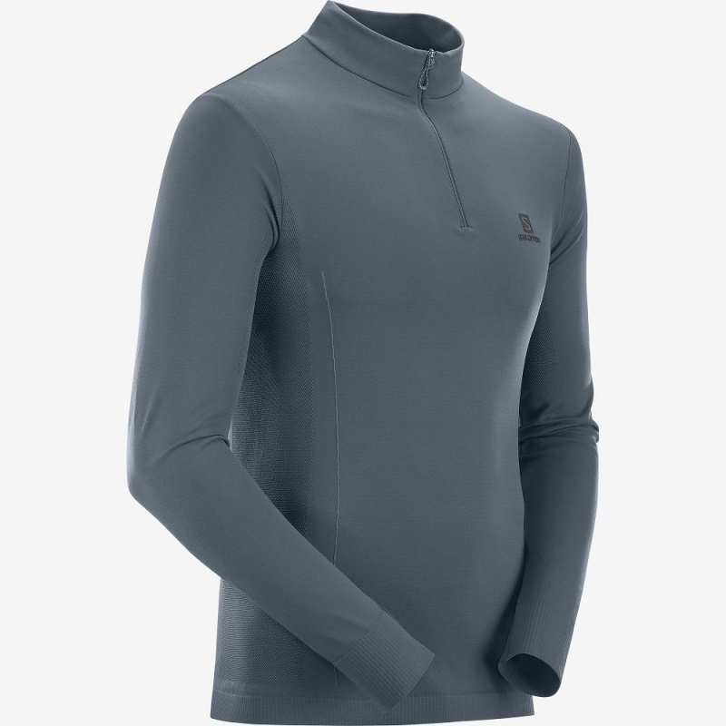 Salomon Essential Seamless Löparjacka Herr Gray | 79150-LIXF